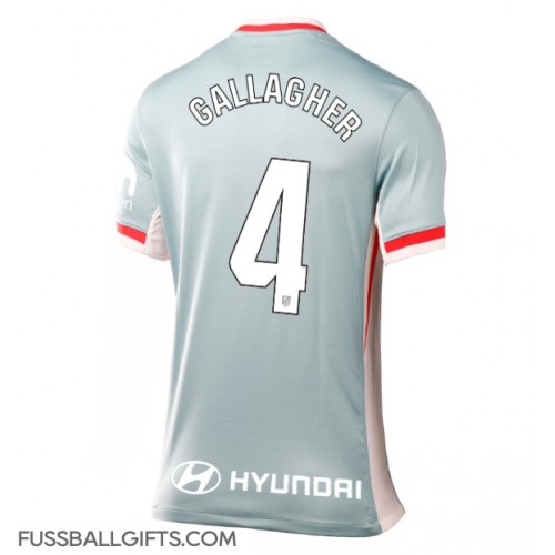 Atletico Madrid Conor Gallagher #4 Fußballbekleidung Auswärtstrikot Damen 2024-25 Kurzarm